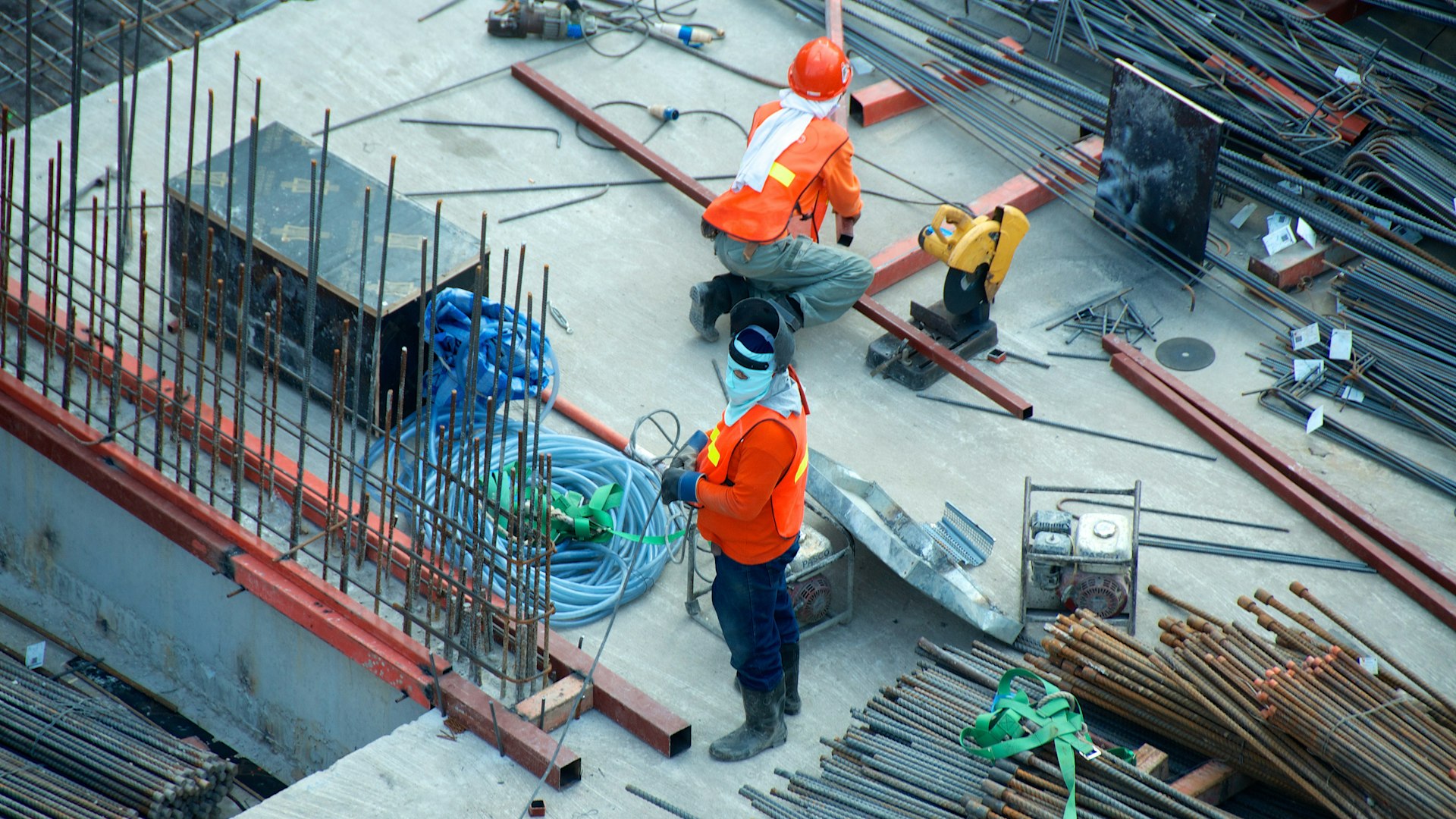 AI on a live construction site